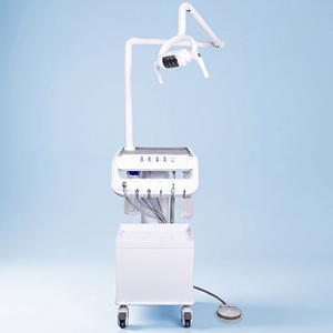 Equipo Dental Veterinario Móvil con Interfaz de Pieza de Mano de 4 Orificios y Compresor de Aire Silencioso de 600W - Product Image 1