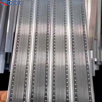 Nouvelle barre d'espacement en aluminium durable à bord chaud, modèle 2020, avec garantie d'un an pour les fenêtres et portes en verre isolant