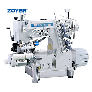 Máquina de Coser Interlock de Cama Cilíndrica Zoyer ZY600-33DAP para Fabricación de Cinturones Elásticos para Ropa Interior - Product Image 1