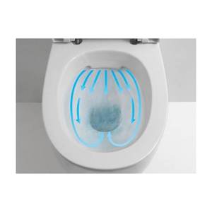 Florero suspendido sin montura de 48 perlas sin cubierta blanca pulida Brida Slim Soft Close - Meda - Product Image 3