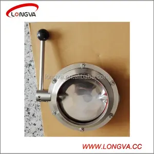 Longva Sanitary Stainless Steel Different Kinds Of Butterfly Valves