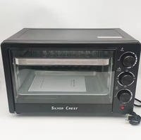 Oven Listrik Multifungsi Silver Crest 25L dengan Timer, Oven Panggang Mini untuk Rumah Tangga, Laris Terjual