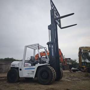 <strong>TCM</strong> FD100 10 <strong>Ton</strong> 4.5 Meters Three Stages <strong>Used</strong> <strong>Forklift</strong> - Product Image 3