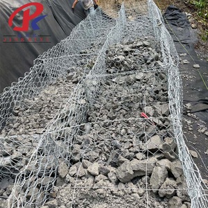 Lắp ráp thuận tiện nhúng nóng mạ kẽm dệt thép carbon thấp <span class=keywords><strong>gabion</strong></span> lưới hộp với Twist dệt và cắt dịch vụ - Product Image 4
