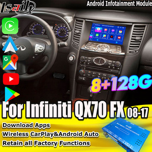Kits de mise à niveau Lsailt OEM Integration Wireless CarPlay/Android inclus Interface vidéo <span class=keywords><strong>Google</strong></span> <span class=keywords><strong>Map</strong></span> pour Infiniti QX70 FX35 - Product Image 2