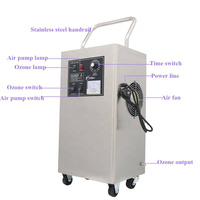10 g/h générateur d'ozone bouteille d'eau pure désinfection de l'eau traitement de l'eau et purifier l'air/machine de traitement de l'eau à l'ozone