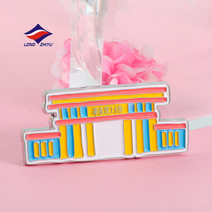 Longzhiyu 18 ans fabricant personnalisé métal émail Attractions architecturales logo Souvenir cadeau aimant de réfrigérateur - Product Image 3