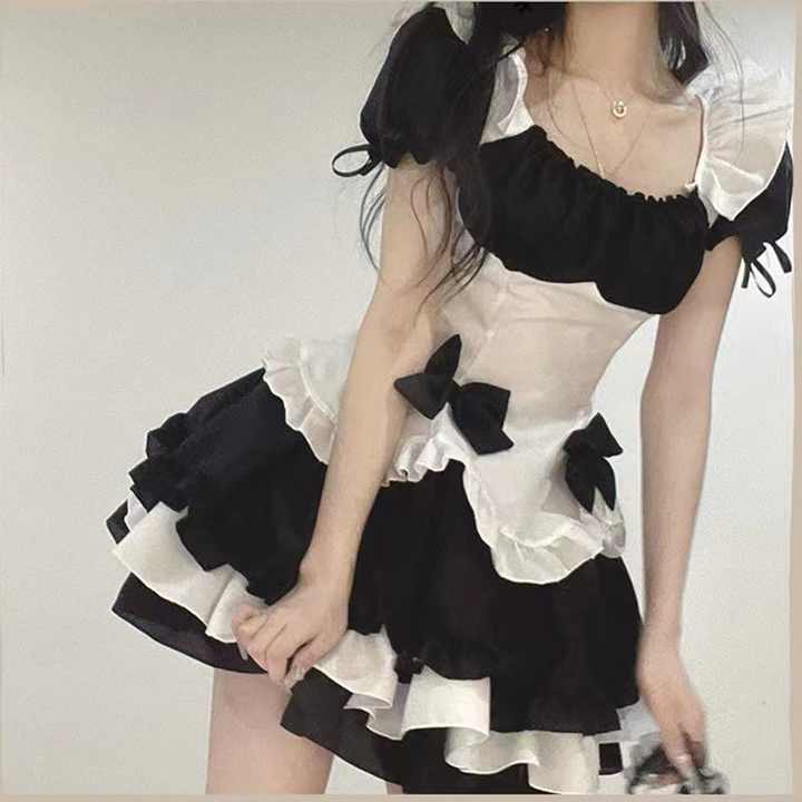 short black dress lace Nadine Merabi Lydia 14 Leia Organa's wedding dress SL70-JUN-2025 black dresses for semi Size:38 X-Long