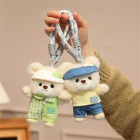 Nouveauté 2026 : Adorable Pendentif Ours en Peluche, Breloque de Sac Ourson, Porte-clés en Peluche Personnalisé pour Accessoire de Sac