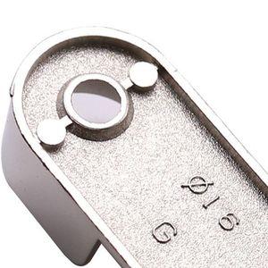 Support de tringle à vêtements Fulida en alliage de zinc chromé F-303 - Product Image 1