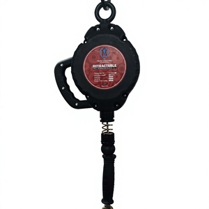 Línea de Vida Autorretráctil con Anillo en D de Acero, Protección Contra Caídas, Longitud Ajustable, Hebilla de Conexión Rápida, Resistencia a la Rotura de 500 kg, Robusta - Product Image 3
