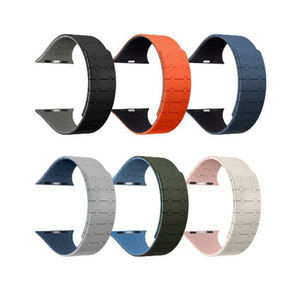 สายนาฬิกาแม่เหล็กซิลิโคนสองสีสำหรับสายนาฬิกา <span class=keywords><strong>applewatch</strong></span> สำหรับ iWatch Series 9 8สายนาฬิกาซิลิโคน - Product Image 2