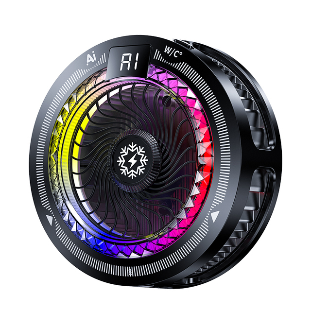 TH25 Pro 23W Semiconductor Phone Cooler 9V Ice Cooling Fast AI Temperature Control Magnetic Clip 2 in 1 RGB Light Quiet