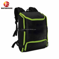 Sac à dos unisexe personnalisable pour sports extrêmes, étanche, avec ceinture, 20-37L, pour patinage sur glace, roller, patinage à roulettes, multi-sports, avec poches
