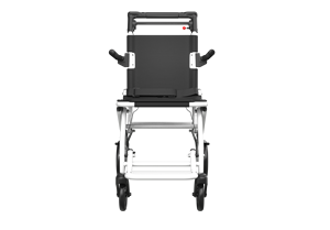 軽量折りたたみ式車椅子ポータブル大人用ハンドブレーキ付き - Product Image 2