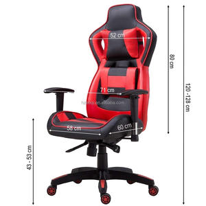 Sedia da Ufficio per Simulatore di Guida, Ergonomica, Stile Racing, Postazione da Gioco per Casa e Ufficio - Product Image 5