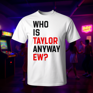 T-shirt avec prénom Taylor, style années 80, t-shirts promotionnels pour qui ? - Product Image 2