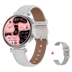 นาฬิกาอัจฉริยะ HK41 Alomed หน้าจอกลม กันน้ำระดับ IP68 สายรัดข้อมือฟิตเนสสำหรับผู้หญิง เครื่องเล่นเพลง ตรวจวัดอัตราการเต้นของหัวใจ - Product Image 2