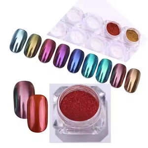 YAYANG Polvo de <span class=keywords><strong>Uñas</strong></span> <span class=keywords><strong>Cromado</strong></span> para Salón de Belleza, Polvo de Espejo Sólido para <span class=keywords><strong>Uñas</strong></span>, Múltiples Colores - Product Image 3