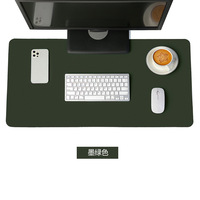Tapis de jeu étendu en cuir PU double face 80*40cm, personnalisable avec logo, grand tapis de bureau antidérapant pour ordinateur et souris, vente chaude