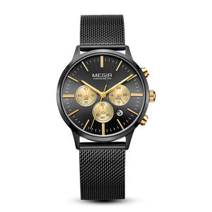 Venta directa de fábrica de nuevo reloj de pulsera cronógrafo de cuarzo resistente al agua de moda para mujer multifuncional - Product Image 3