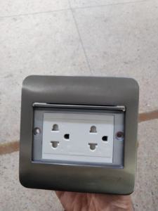 Philippines人気ユニバーサル床ソケット/卓上コンセント/シングル非表示の型品質保証床ソケットボックス - Product Image 3