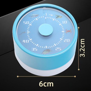 Orologio da cucina meccanico in acciaio inossidabile orologio magnetico conto alla rovescia per la cottura studio gestione del tempo - Product Image 6
