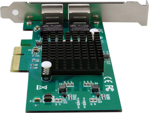 千兆10/100/1000Mbps迷你PCIe 4x内部有线网络局域网网卡通用串行总线到以太网接口，适用于个人电脑服务器RJ45库存 - Product Image 4