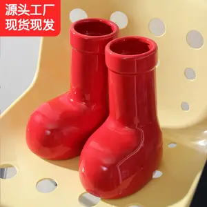 Grote Rode Schoenen Keramische Vaas High Sense Ins Stijl Kleurwaarde Invoegen Eenvoudige Ornamenten Nieuwjaar Cadeau