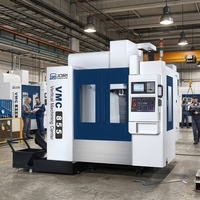 Centre d'usinage vertical CNC haute précision VMC850 BT40, machine de fraisage CNC pour l'usinage des métaux avec option 5 axes