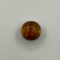 Perles en alliage de zinc à grand trou, écologiques et personnalisées, effet écaille de tortue brillant, marbre, ambre, pour boucles décoratives, entretoises, ornements et DIY de vêtements