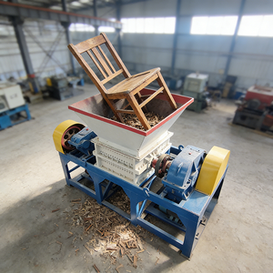 Broyeur de déchets industriels solides, déchiqueteur de films plastiques, de bâches et de vieux vêtements - Product Image 1