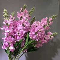 Bunga Delphinium Violet Sutra Buatan Terlaris untuk Dekorasi Pernikahan dan Rumah, Realistis, Tahan Lama, Grosir Pabrik, untuk Berkebun