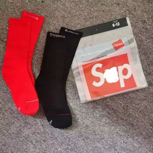 Paar Hane Crew Socken 100% Baumwolle Tier-Motiv Hochwertige Stickerei Sommer Herbst Mode Sport Basketball Socken für Jugendliche Frottee-Bund 2 - Product Image 5