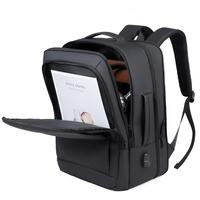 Sac à dos pour ordinateur portable grande capacité personnalisable avec logo, port de chargement, idéal pour les voyages courts