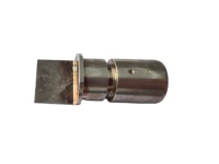 Base de connexion de buse laser en acier inoxydable usinée CNC multi-étapes par électroérosion à fil, avec goupille d'alignement pour assemblage de laser à fibre