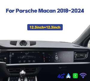 Krando 24.6 "yeni tasarım kablosuz Android oto Carplay araba radyo Porsche Macan 2018-2024 için kafa ünitesi güçlendirme ekran Pcm5.0 - Product Image 2