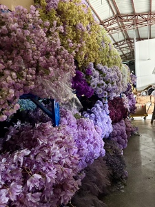 Fleur artificielle en soie faite à la main, grande taille, haute fidélité, douce et réaliste, cascade violette, pour mariage, événement, <span class=keywords><strong>restaurant</strong></span> - Vente en gros TUOYI - Product Image 5