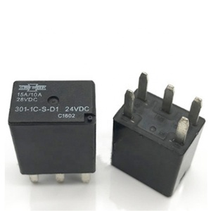 NOUVEAU VOITURE AUTO 12V Relais 301-1C-C-R1 U02 12VDC 301-1C-C-R1-24VDC 301-1C-C-R1-U01 3011CCR1 3011CCR1-24VDC 24VDC DC24V 15A 10A DIP5 - Product Image 6