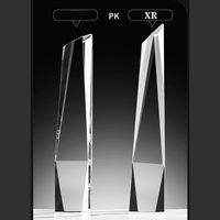 Trophée en cristal haut de gamme sur mesure pour récompenser les champions de compétitions d'employés exceptionnels – Artisanat créatif en cristal
