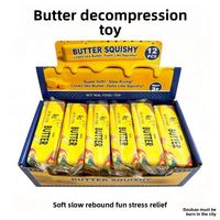 Mainan Anak Squishy Butter TPR Sensorik Lucu Pelangi Kawaii Grosir untuk Anak-anak