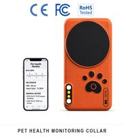 Collier de surveillance de la santé des animaux de compagnie OEM avec GPS, moniteur de fréquence cardiaque et respiratoire, étanche IP67, rechargeable, suivi des signes vitaux