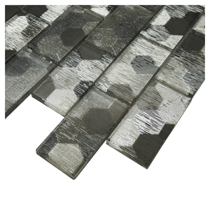 Douche moderne <span class=keywords><strong>salle</strong></span> <span class=keywords><strong>de</strong></span> bains dosseret mosaïque facile bricolage marbre pierre aspect Pvc vinyle bâton sur mosaïque cuisine <span class=keywords><strong>carrelage</strong></span> mural - Product Image 2