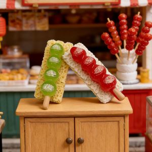 Miniature di Frutta Candita Simulata: Bacche, Fragole, Arance e Fichi in Resina, Accessori per Frigorifero, Giocattoli Alimentari in Miniatura - Product Image 4