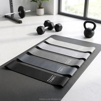 Bandas de Resistencia para Ejercicio en Casa, Bandas Elásticas de Látex para Estiramiento, Mini Bandas de Resistencia para Gimnasio