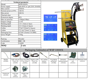 Machine <span class=keywords><strong>de</strong></span> <span class=keywords><strong>soudage</strong></span> par points à deux faces <span class=keywords><strong>de</strong></span> haute qualité à thyristors pour carrosserie automobile en acier - Product Image 6
