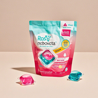Sachets en plastique personnalisés de qualité supérieure pour lessive, avec poignée, résistants à l'humidité, 500 ou 1000 pièces