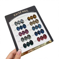KAISE Kit de 10 Gels Ongles Effet Œil de Chat Multicolores 2026 Nouvelle Collection Haute Qualité Tendance Non Toxique Gel UV pour Salon de Manucure Vente en Gros ODM/OEM