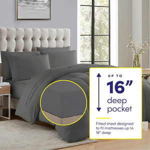 Siêu mềm sợi nhỏ Comforter Bộ giường chất lượng cao polyester điền Comforter Bộ 5 cái cho khách sạn nhà, Nữ Hoàng Kích thước - Product Image 2