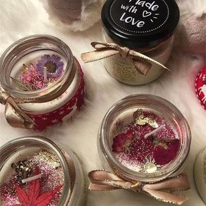 <span class=keywords><strong>Velas</strong></span> perfumadas <span class=keywords><strong>con</strong></span> flores secas y cristales, joyería real <span class=keywords><strong>en</strong></span> <span class=keywords><strong>el</strong></span> <span class=keywords><strong>interior</strong></span>, regalo sorpresa oculto, venta al por mayor - Product Image 5